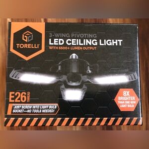 3 Wing Pivoting LED Ceiling Light
